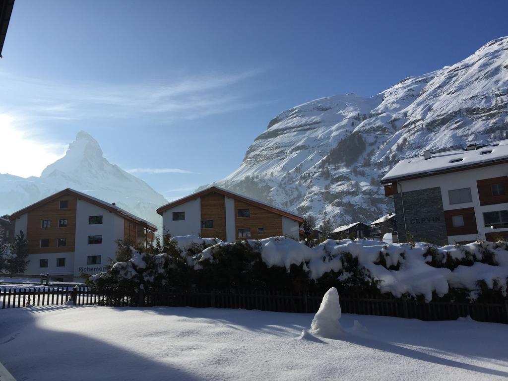 Haus Fleckstein Zermatt Wohnung Karibu מראה חיצוני תמונה