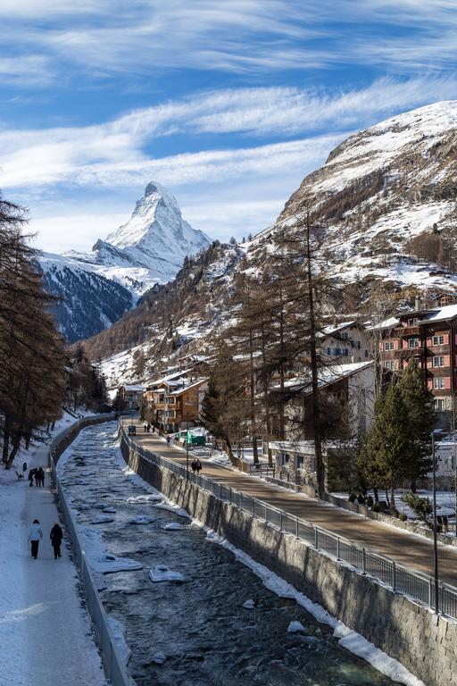 Haus Fleckstein Zermatt Wohnung Karibu מראה חיצוני תמונה