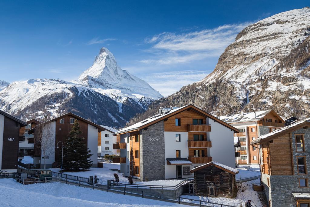 Haus Fleckstein Zermatt Wohnung Karibu מראה חיצוני תמונה